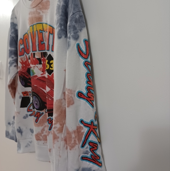 Chemistry Tie Dye Corvette Sting Ray Sweater - Picture 3 of 6